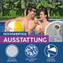 Bestway Hydrium - Piscina de Pared de Acero con Filtro de Arena, diámetro de 300 x 120 cm, Gris, Redonda