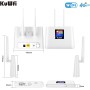 4G LTE Router,Enrutador CPE inalámbrico KuWFi de 300 Mbps con Ranura SIM para el hogar/Oficina Soporte B1 / B3 / B5 / B7 / B8 /