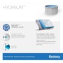 Bestway Hydrium - Piscina de Pared de Acero con Filtro de Arena, diámetro de 300 x 120 cm, Gris, Redonda