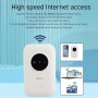 Módem Enrutador WiFi LTE 4G, Punto de Acceso de 300 Mbps hasta 10 Dispositivos, Ranura para Tarjeta SIM, Batería de 3650 MAh,