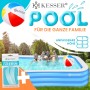 KESSER® Piscina Inflable Familiar para niños y Adultos, Piscina de jardín, Piscina Familiar, Verano, 305 x 183 x 56 cm, Piscina