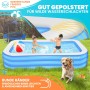 KESSER® Piscina Inflable Familiar para niños y Adultos, Piscina de jardín, Piscina Familiar, Verano, 305 x 183 x 56 cm, Piscina