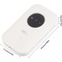 Módem Enrutador WiFi LTE 4G, Punto de Acceso de 300 Mbps hasta 10 Dispositivos, Ranura para Tarjeta SIM, Batería de 3650 MAh,