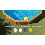 Piscina de Acero Elevada,Ovalada con Aspecto Madera. Piscinas Desmontables para Jardín. 500 x 300 x 120 cm - Piscina Gre