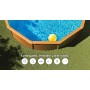 Piscina de Acero Elevada,Ovalada con Aspecto Madera. Piscinas Desmontables para Jardín. 500 x 300 x 120 cm - Piscina Gre