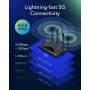 Cudy P5 5G NR Indoor SA NSA WiFi 6 Router, AX3000 Dual SIM 5G Cellular Router, Qualcomm IPQ5018, SDX62 Module, 4 x 4 MIMO,