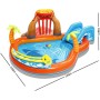 Bestway 53069 Lava Lagoon - Piscina Hinchable Infantil, Multicolor, 265x265x104 cm