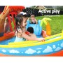 Bestway 53069 Lava Lagoon - Piscina Hinchable Infantil, Multicolor, 265x265x104 cm