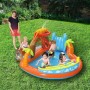 Bestway 53069 Lava Lagoon - Piscina Hinchable Infantil, Multicolor, 265x265x104 cm