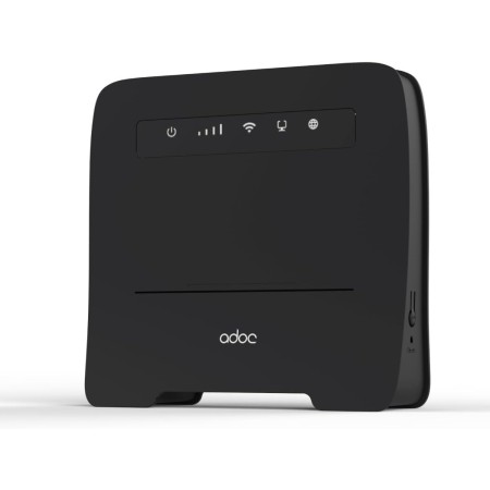 Router ADOC R45, 4G Cat 4, Velocidad de WiFi Superior a 300mbps, Compatible con FDD/TDD-LTE, UMTS, Edge/GPRS/gsm, Soporta Volte,