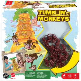 Mattel Games Monos Locos, Juegos de Mesa para niños +5 años, 2-4 Jugadores, partidas de Aproximadamente 30 min (52563)