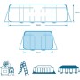Intex Ultra Frame - Piscina desmontable, 732 x 366 x 132 cm, con depuradora y complementos (28362NP)