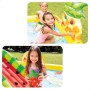 INTEX 57158 - Centro de juegos frutas con tobogán y pulverizador, Multicolor