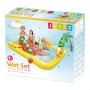 INTEX 57158 - Centro de juegos frutas con tobogán y pulverizador, Multicolor