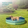 Navaris Piscina para Perros de PVC - Piscina Plegable para Mascotas con Lona Protectora - Bañera Redonda de plástico 160 x 30 cm
