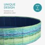 Navaris Piscina para Perros de PVC - Piscina Plegable para Mascotas con Lona Protectora - Bañera Redonda de plástico 160 x 30 cm