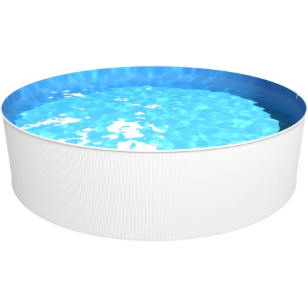 Steinbach Acero Pared Pool, New Splasher Secure, Color Blanco, 350 x 350 x 90 cm, 7800 L, 011002