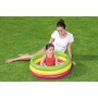 BESTWAY 51128 - Piscina Hinchable Infantil Summer 70 x 24 cm Estructura 3 Anillos y Suelo Hinchable Colores Para Niños Mayores