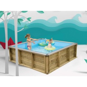 Piscina de madera NaturalWood Pistoche – 2,26 x 2,26 x 0,63 m