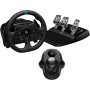 Logitech G G923 Racing Wheel and Pedals, Force Feedback TRUEFORCE,1.000 Hz, respuesta eficaz, control de salida de doble