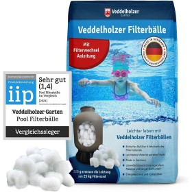 Bolas de Filtro de Piscina de Veddelholzer El Material más Ligero para el Mejor Rendimiento sustituye la Arena de Filtro de 25