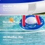 JOYIN Juguete de Flotador para Piscina, Red Inflable de Voleibol y Aros de Baloncesto para Niños y Adultos, Pelotas Incluidas,