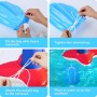 JOYIN Juguete de Flotador para Piscina, Red Inflable de Voleibol y Aros de Baloncesto para Niños y Adultos, Pelotas Incluidas,