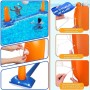 Voleibol de Piscina de Verano, Juego de Voleibol Inflable Incluyen Redes de Voleibol y Aros de Baloncesto Apto para Niños y