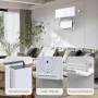 XLTTYWL Starlink V3 Mount, Gen 3 Router Wall Mount Con Kit de Montaje de Fuente de Alimentación Para Standard Dishy