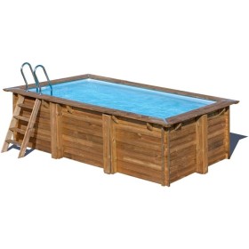 Piscina de Madera Rectangular Gre Marbella-2 420 x 270 x 117 cm
