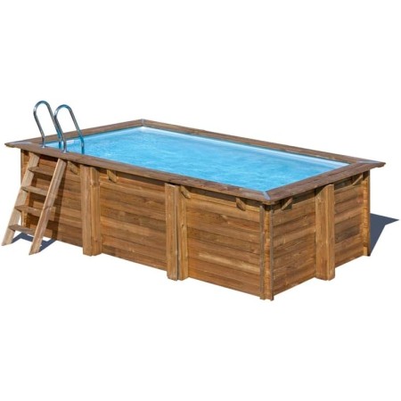 Piscina de Madera Rectangular Gre Marbella-2 420 x 270 x 117 cm