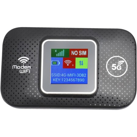Hotspot Móvil WiFi 4G LTE, Router WiFi Portátil con Ranura para Tarjeta SIM, 150Mbps Alta Velocidad, Conecta hasta 10