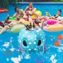 Canasta de Baloncesto para Piscina,Juguetes de Flotador Piscina Niños,Conjuntos de Juegos de Agua,Juegos Piscina Niños,para