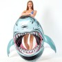Inflatable Shark Float,Ride on Pool Party Lounge Toys for Kids Adults,Giant Inflatable Swimming Ring Swimming Pool Float Summer