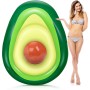 Flotador Inflable del Aguacate, Asiento de Piscina con una Pelota Inflable para Jugar, Material de PVC de la Protección del