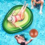 Flotador Inflable del Aguacate, Asiento de Piscina con una Pelota Inflable para Jugar, Material de PVC de la Protección del