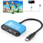 GKEAPZA Switch TV Dock para Nintendo Switch/OLED, Mini Dock portátil 4K HDMI TV Adapter con Puerto USB 3.0 Adicional, Tipo C