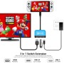 GKEAPZA Switch TV Dock para Nintendo Switch/OLED, Mini Dock portátil 4K HDMI TV Adapter con Puerto USB 3.0 Adicional, Tipo C