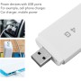 Enrutador WiFi Portátil USB 4G LTE, Versión Básica 4G LTE Módem USB Dongle Router con Punto de Acceso WiFi, Módem 4G Inalámbrico