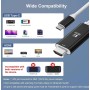 GKEAPZA Switch TV Dock para Nintendo Switch/OLED, Mini Dock portátil 4K HDMI TV Adapter con Puerto USB 3.0 Adicional, Tipo C