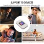 Router 5G Sim, WiFi Portatil 5G Hotspot Router 4G, Router de Viaje de Bolsillo 300Mbps con Ranura para Tarjeta SIM para Viajes,