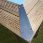 Gre Piscina Redonda Madera Vanille 2 400X119 cm 800002