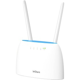 ioGiant Router 4G SIM, WiFi AC1200 5GHz y 2.4GHz, Sin Configuración, LTE Ruter para Tarjeta Movil 4g Micro Nano SIM, Puerto