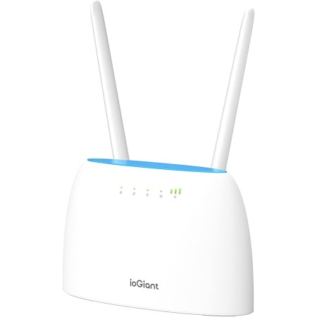 ioGiant Router 4G SIM, WiFi AC1200 5GHz y 2.4GHz, Sin Configuración, LTE Ruter para Tarjeta Movil 4g Micro Nano SIM, Puerto