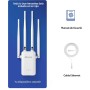 Atoveir Repetidor WiFi, Amplificador de Señal WiFi Potente con Diseño Ultradelgado, 2.4 GHz Amplificador WiFi, Fácil de Instalar