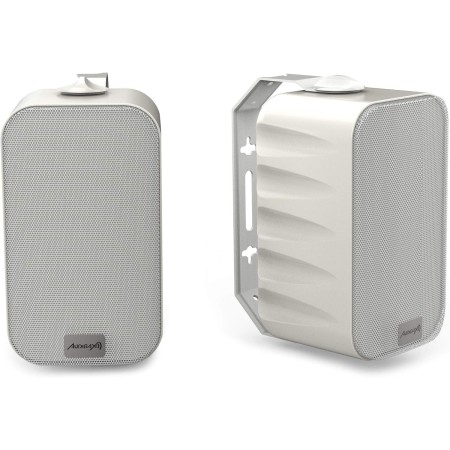 Audibax PR-42T White - Altavoces Pasivos de Estantería HiFi - Pareja de Altavoces Estereo de 2 Vías - Sonorización de 75W -
