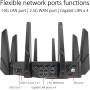 ASUS ROG Rapture GT-BE19000 - Router Gaming WiFi 7 tribanda (802.11be), 320 MHz y 4096-QAM, MLO, Dos Puertos 10G, AI WAN, Gaming