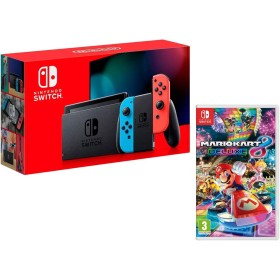 Nintendo Switch Consola Rojo Neón/Azul neón 32 GB + Mario Kart 8 Deluxe