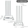 GL-X300B (Collie) 4G LTE VPN Industrial Wireless Gateway, Antena Externa de Banda Completa 4G, Hardware Vigilante, cifrado DNS,