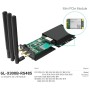 GL-X300B (Collie) 4G LTE VPN Industrial Wireless Gateway, Antena Externa de Banda Completa 4G, Hardware Vigilante, cifrado DNS,